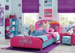 Delta Children JoJo Siwa Deluxe 3-Shelf Bookcase Storage