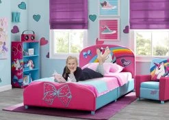 Delta Children JoJo Siwa Upholstered Twin Bed