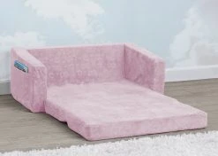 Serta Perfect Sleeper Extra Wide Convertible Sofa To Lounger - Comfy 2-in-1 Flip Open Couch/Sleeper For Kids