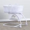 Little Folks By Delta Children 2-in-1 Moses Basket Bedside Bassinet Sleeper