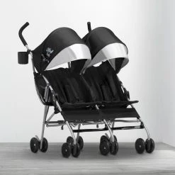 Little Folks By Delta Children Olympia Side X Side Double Stroller Double Strollers