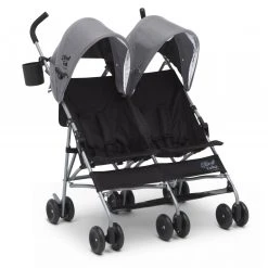 Little Folks By Delta Children Olympia Side X Side Double Stroller Double Strollers