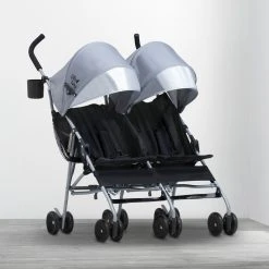 Little Folks By Delta Children Olympia Side X Side Double Stroller Double Strollers
