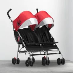 Little Folks By Delta Children Olympia Side X Side Double Stroller Double Strollers