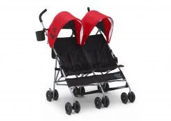 Little Folks By Delta Children Olympia Side X Side Double Stroller Double Strollers
