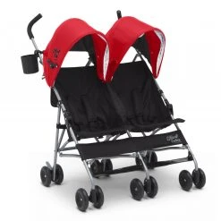 Little Folks By Delta Children Olympia Side X Side Double Stroller Double Strollers