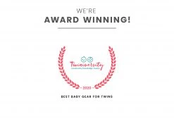 Little Folks By Delta Children Bassinets Twin EZ Fold Ultra Compact Double Bassinet