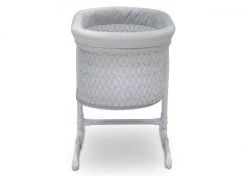 Little Folks By Delta Children Oval Bedside Sleeper Bassinet