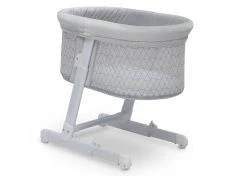 Little Folks By Delta Children Oval Bedside Sleeper Bassinet