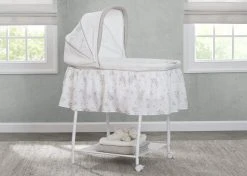 Little Folks By Delta Children Silent Auto Gliding Bassinet