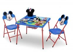 Delta Children Mickey Mouse 4-Piece Kids Furniture Set Table & Chair Sets 10 Delta Children Mickey Mouse 4-Piece Kids Furniture Set Table & Chair Sets
