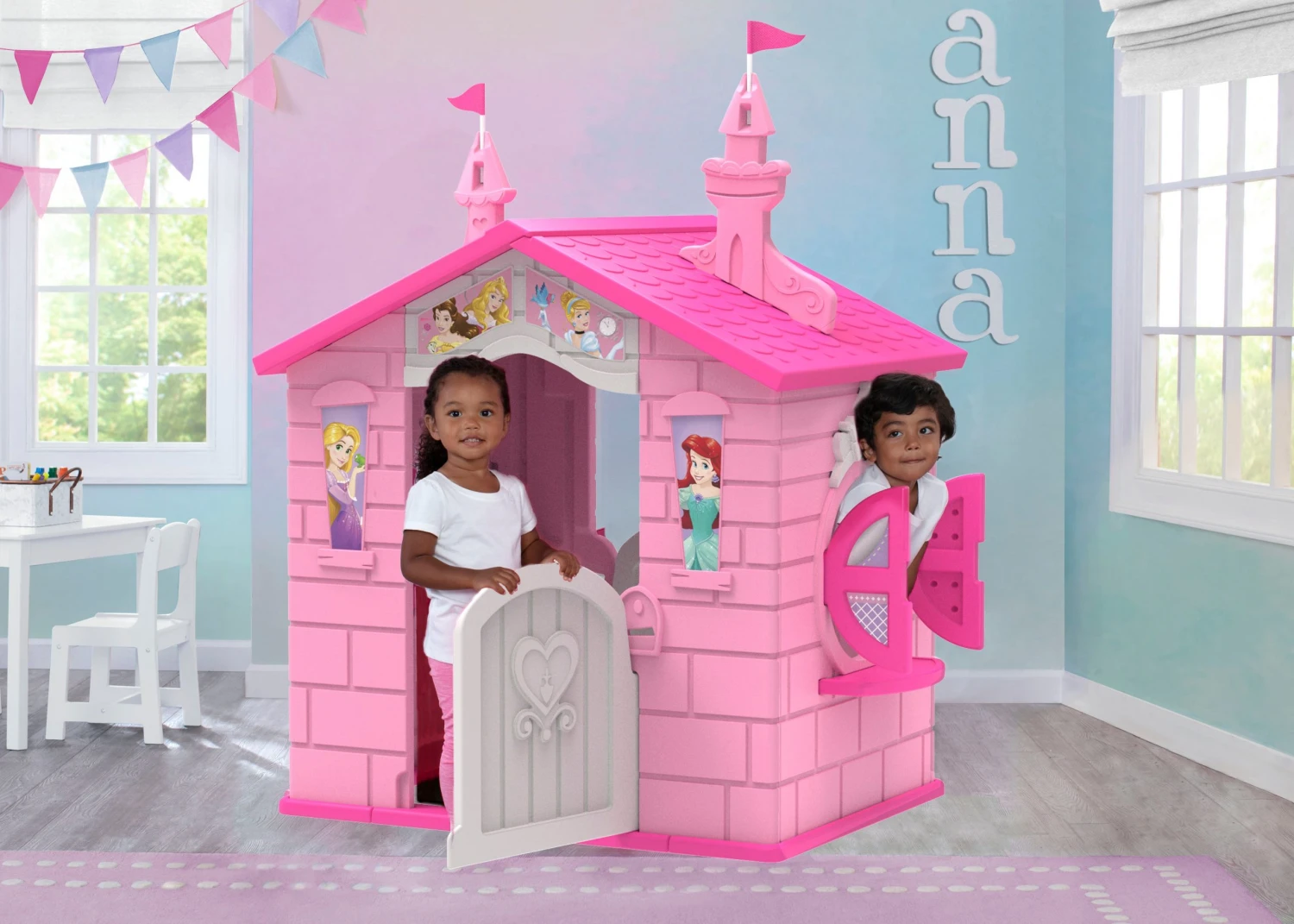 Disney Princess Plastic Indoor/Outdoor Playhouse With Easy Assembly By Delta Children Toys & Play 4 Disney Princess Plastic Indoor/Outdoor Playhouse With Easy Assembly By Delta Children Toys & Play