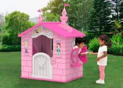 Disney Princess Plastic Indoor/Outdoor Playhouse With Easy Assembly By Delta Children Toys & Play