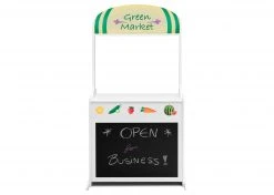 Delta Children Reversible 4-in-1 Pretend Play Center With Chalkboard & Storage