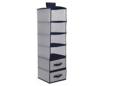 Delta Children Storage & Organization 6 Shelf Storage With 2 Drawers