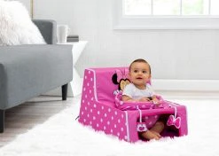 Delta Children Minnie Mouse Sit N Play Portable Activity Seat For Babies Gifts