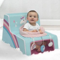Delta Children Unicorn Sit N Play Portable Activity Seat For Babies Gifts