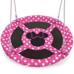 Delta Children Minnie Mouse 40-Inch Saucer Swing For Kids