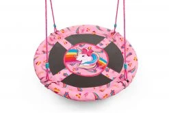 Delta Children Outdoor JoJo Siwa 40-Inch Saucer Swing For Kids