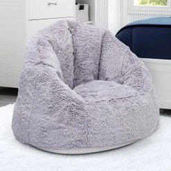 Delta Home Adult Lounge Chair - Fluffy Foam Filled Chair For Living Rooms & Dorms - Better Than A Bean Bag Chair Chairs