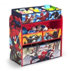 Delta Children Spider-Man Multi-Bin Toy Organizer Storage 17 Delta Children Spider-Man Multi-Bin Toy Organizer Storage
