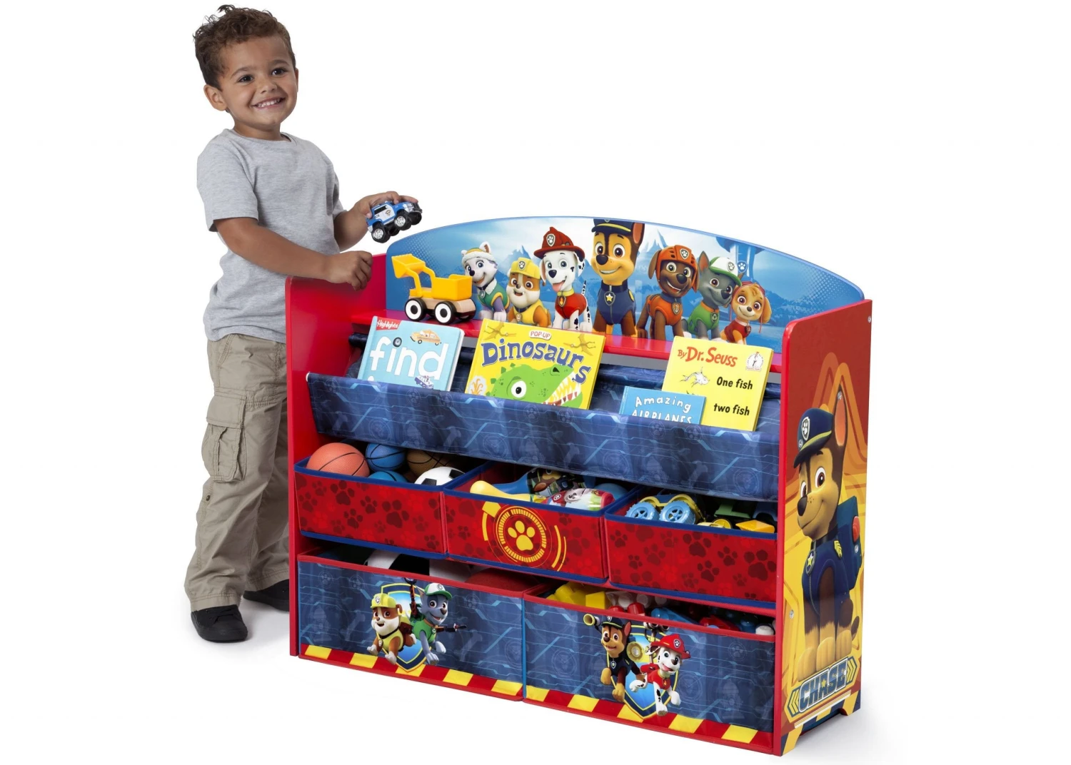 Delta Children PAW Patrol Deluxe Book And Toy Organizer 6 Delta Children PAW Patrol Deluxe Book And Toy Organizer