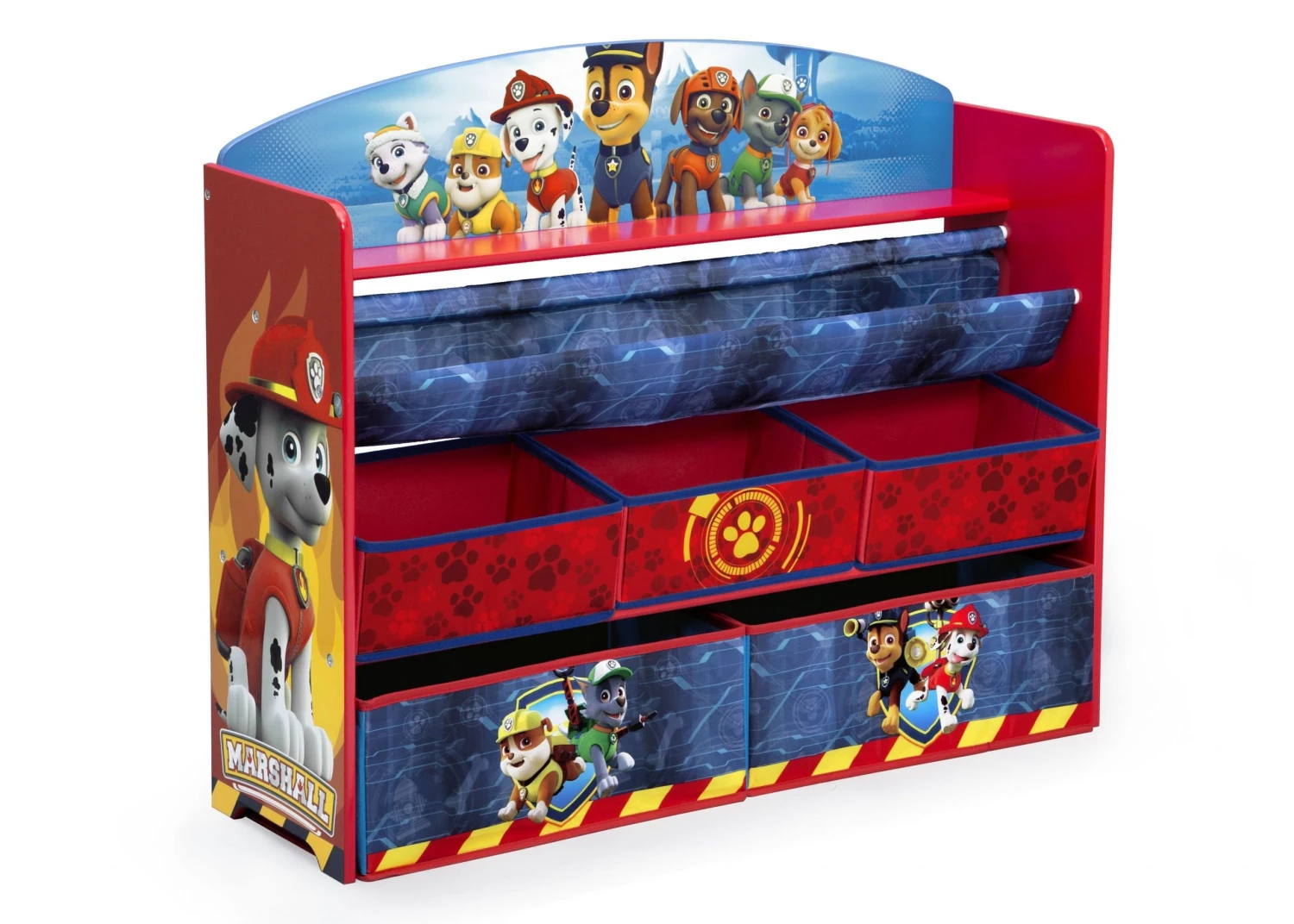 Delta Children PAW Patrol Deluxe Book And Toy Organizer 4 Delta Children PAW Patrol Deluxe Book And Toy Organizer