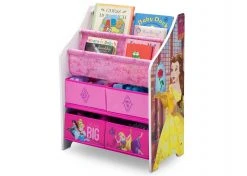 Delta Children Storage Princess Book & Toy Organizer
