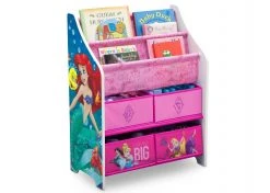Delta Children Storage Princess Book & Toy Organizer