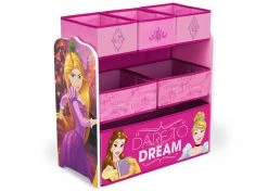 Delta Children Princess Multi-Bin Toy Organizer Storage