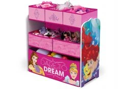 Delta Children Princess Multi-Bin Toy Organizer Storage