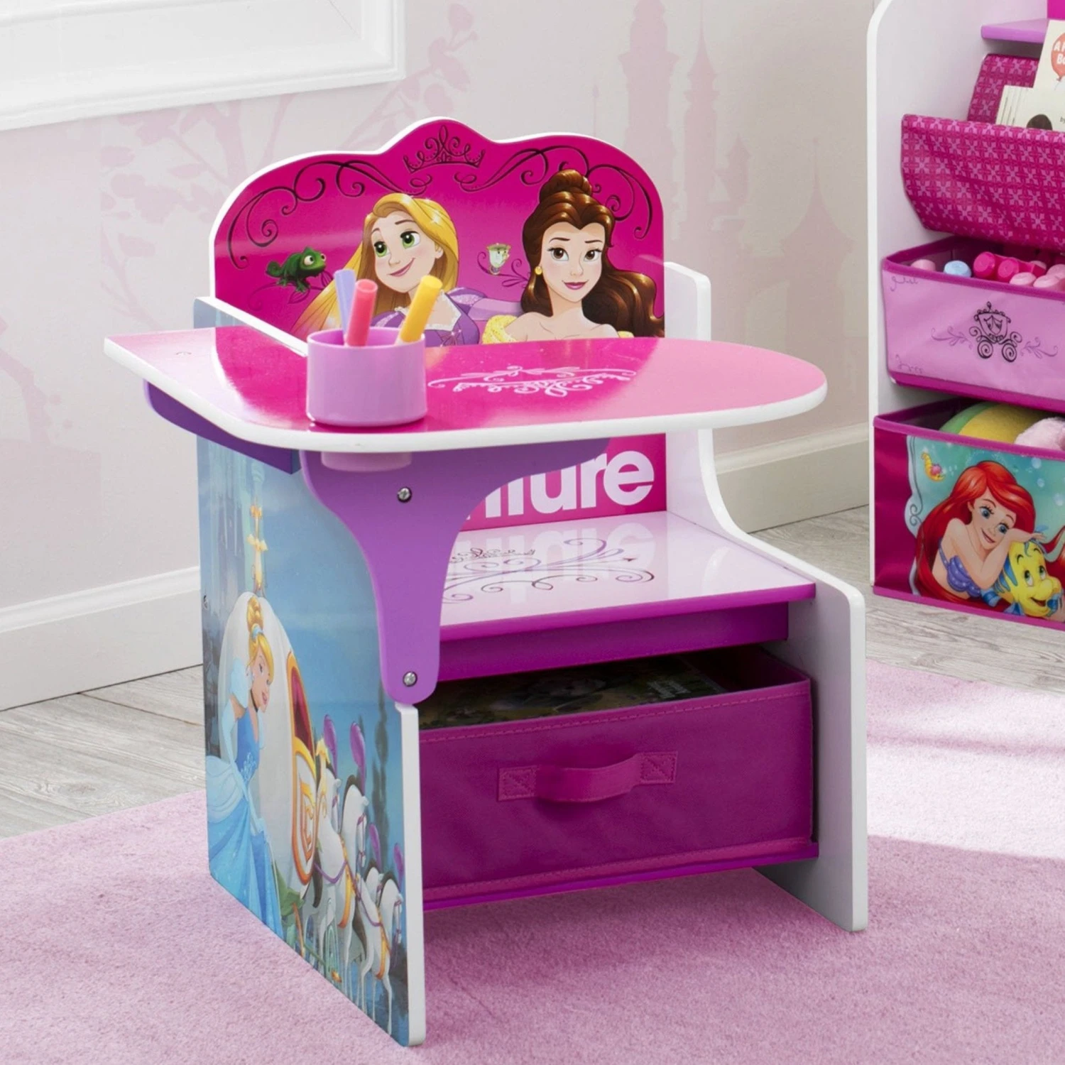 Delta Children Princess Chair Desk With Storage Bin 9 Delta Children Princess Chair Desk With Storage Bin