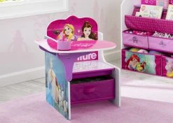Delta Children Princess Chair Desk With Storage Bin
