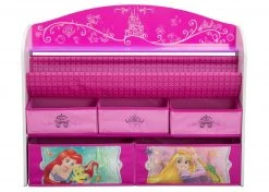 Delta Children Princess Deluxe Book & Toy Organizer Storage