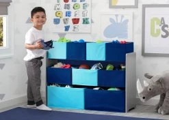 Delta Children Deluxe Multi-Bin Toy Organizer With Storage Bins 25 Delta Children Deluxe Multi-Bin Toy Organizer With Storage Bins