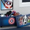 Delta Children Avengers Upholstered Storage Bench For Kids Gifts
