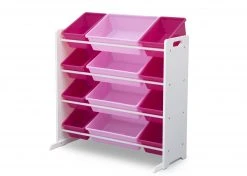 Delta Children Kids Toy Storage Organizer With 12 Plastic Bins
