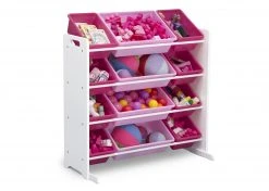 Delta Children Kids Toy Storage Organizer With 12 Plastic Bins