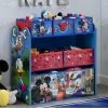 Delta Children Mickey Mouse Multi-Bin Toy Organizer