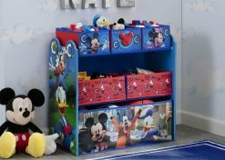 Delta Children Mickey Mouse Multi-Bin Toy Organizer