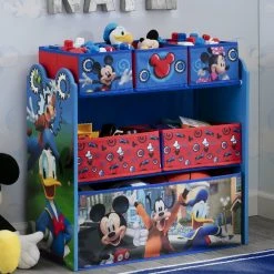 Delta Children Mickey Mouse Multi-Bin Toy Organizer