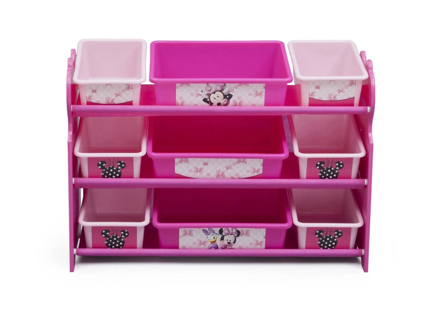Delta Children Minnie Mouse Plastic 9 Bin Organizer 7 Delta Children Minnie Mouse Plastic 9 Bin Organizer