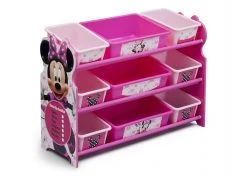 Delta Children Minnie Mouse Plastic 9 Bin Organizer