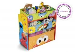 Delta Children Sesame Street Multi-Bin Toy Organizer Storage