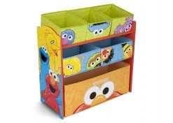 Delta Children Sesame Street Multi-Bin Toy Organizer Storage