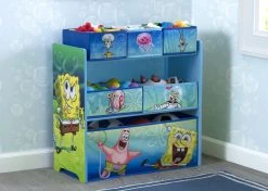 Delta Children Storage SpongeBob Multi-Bin Toy Organizer