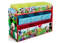 Delta Children Mickey Mouse Deluxe Multi-Bin Toy Organizer