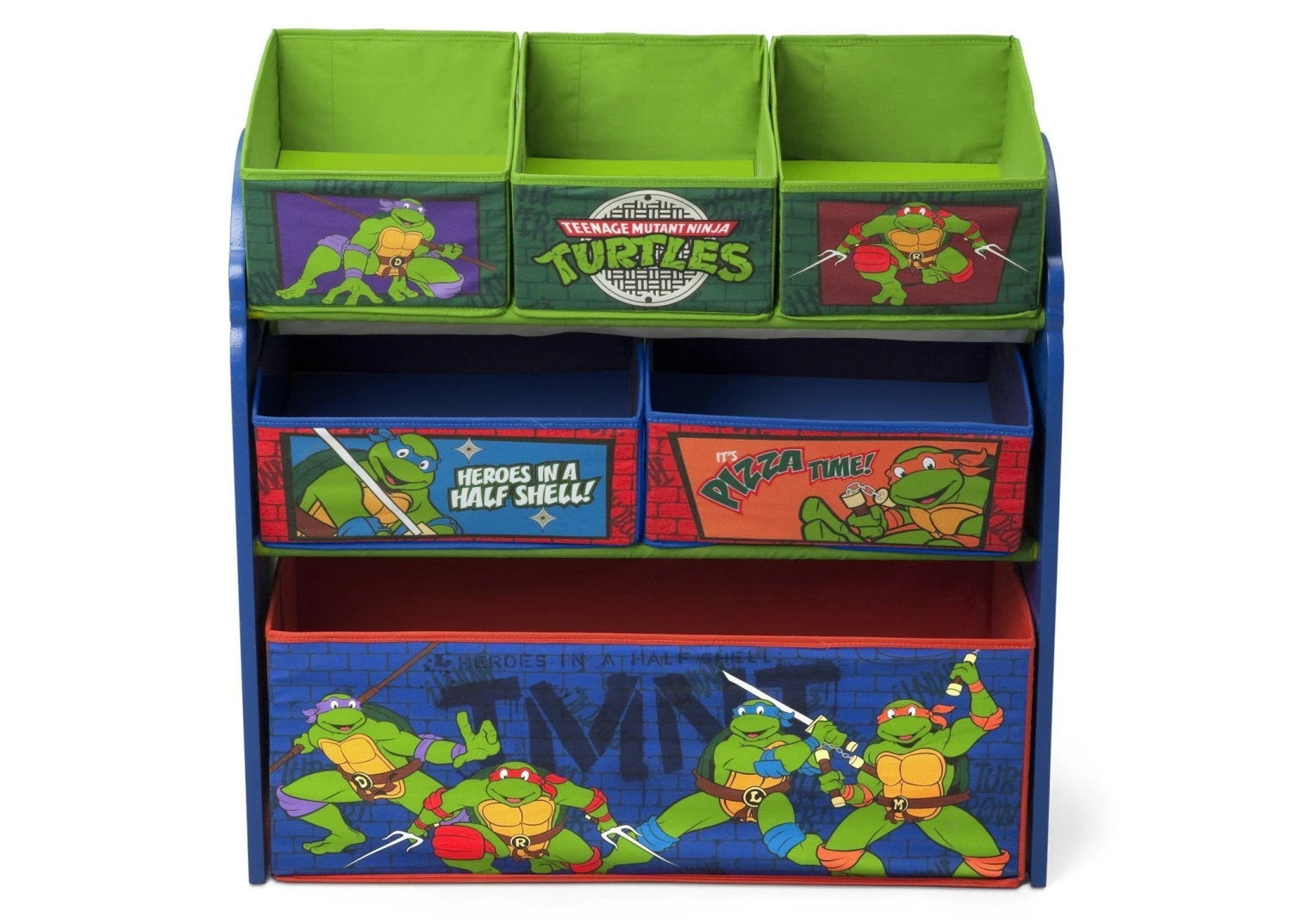 Delta Children Teenage Mutant Ninja Turtles Multi-Bin Toy Organizer 8 Delta Children Teenage Mutant Ninja Turtles Multi-Bin Toy Organizer