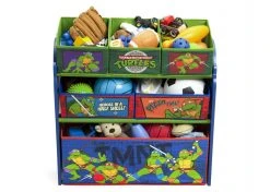 Delta Children Teenage Mutant Ninja Turtles Multi-Bin Toy Organizer 12 Delta Children Teenage Mutant Ninja Turtles Multi-Bin Toy Organizer