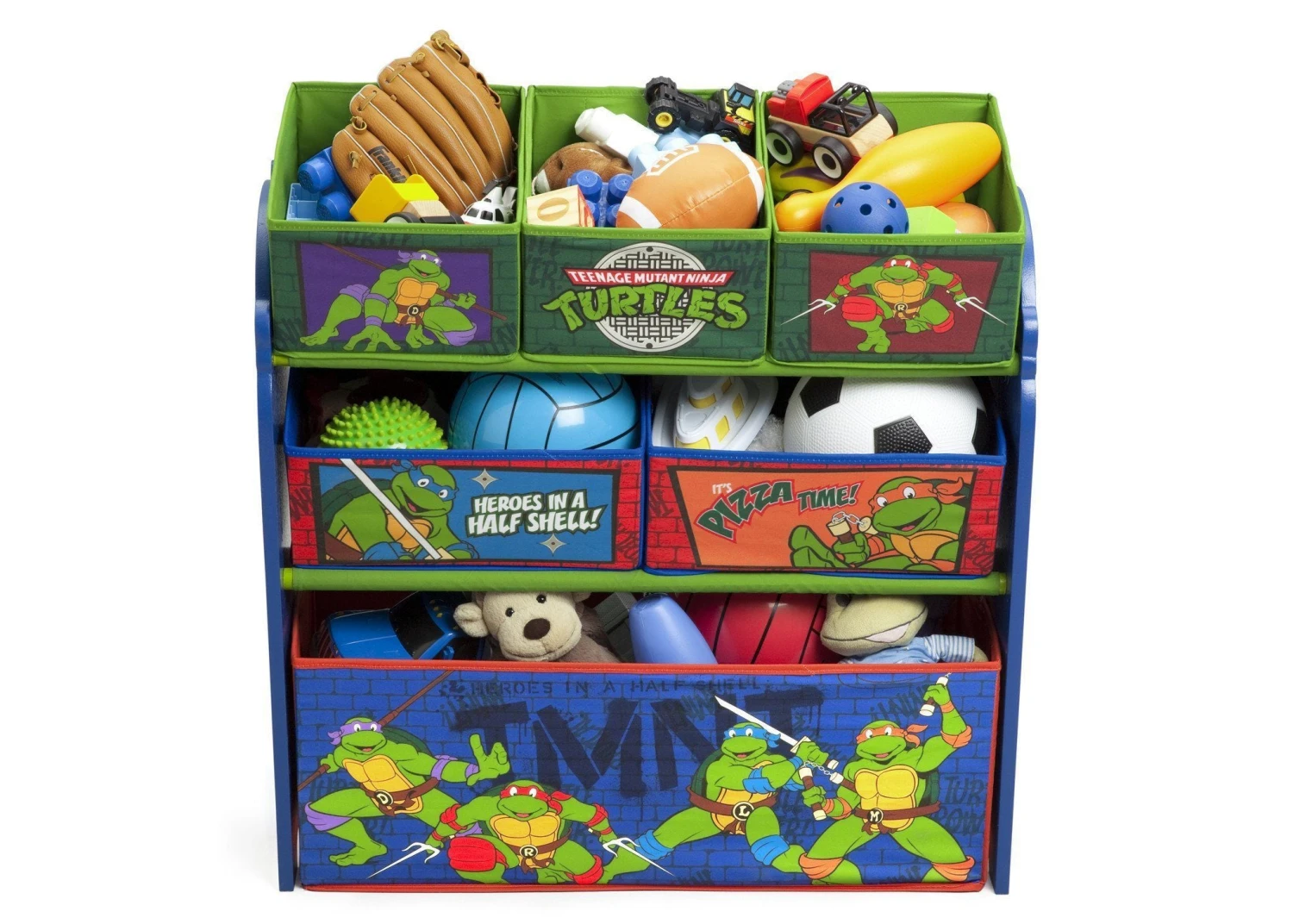 Delta Children Teenage Mutant Ninja Turtles Multi-Bin Toy Organizer 7 Delta Children Teenage Mutant Ninja Turtles Multi-Bin Toy Organizer